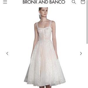 Mademoiselle Bridal Midi Dress